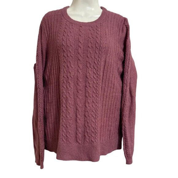 EST. 1876 Bass Cable Knit Sweater SZ Large Fall - Picture 8 of 8